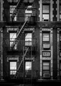 fire escape nyc brownstones  vertical 1438 Escape