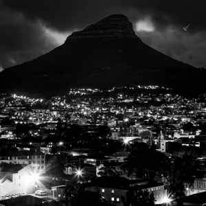 gardens district at lions head at night  square 2