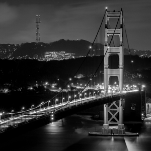 golden gate bridge presidio night  square 2781 Pr