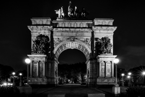 grand army arch prospect park brooklyn  horizonta