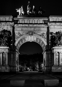 grand army arch prospect park brooklyn  vertical