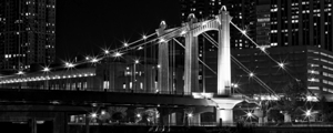 hennepin avenue bridge at night  panoramic 1699 H