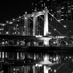 hennepin avenue bridge at night  square 1699 Henn