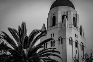hoover tower stanford university campus  horizont