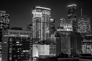 houston cityscape at night  horizontal 927 Harris