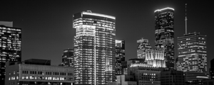 houston cityscape at night  panoramic 927 Harris