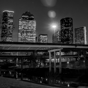 houston skyline over buffalo bayou  square 3274 F