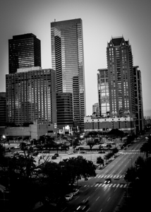 houston texas skyline  vertical 3277 Leeland 13k.