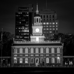 independence hall at night  square 2241 Conventio