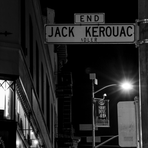 jack kerouac boulevard street sign  square 2961 K