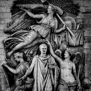 le triomphe relief on arc de triomphe  square 346