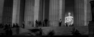 lincoln memorial steps  panoramic 1256 Enshrined