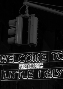 little italy sign  vertical 1454 Italy 13k