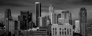 los angeles skyline fashion district  panoramic 2