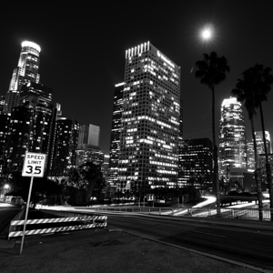 los angeles skyline west fourth street  square 21