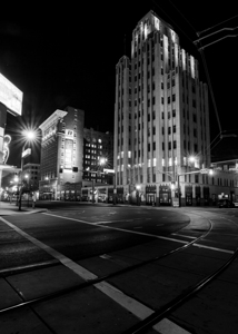luhrs tower at night downtown phoenix  vertical 1