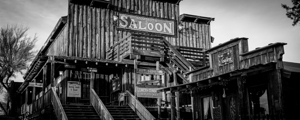 mammoth ghost town saloon  panoramic 1962 Mammoth