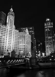 michigan avenue at night  vertical 1182 Avenue 13