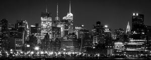 midtown manhattan at night  panoramic 1468 Midtow