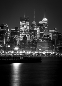 midtown manhattan at night  vertical 1468 Midtown