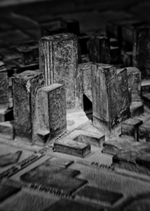 miniature dallas skyline  vertical 781 LittleD 13