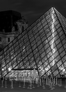 neon lightning bolt louvre pyramide  vertical 248