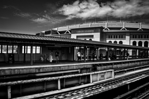 new yankee stadium from train station  horizontal