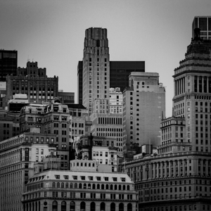 old bulidings manhattan financial district  squar