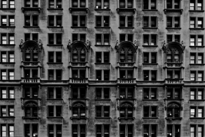 old style office building cedar street  horizonta