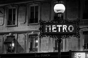 paris metro sign  horizontal 2454 Metro 13k