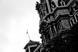 philadelphia city hall architecture detail  horiz