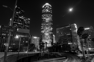 pwc building from fifth street exit ramp  horizon