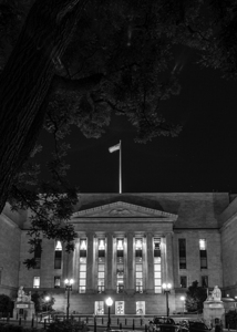 rayburn office building at night  vertical 2522 R