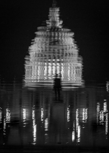 reflection of us capitol dome  vertical 2110 Refl