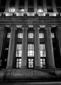 san francisco federal reserve building night  ver