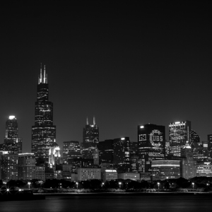 sears tower go cubs chicago skyline  square 3079