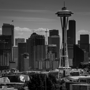 seattle skyline queen anne hill  square 2676 Anne