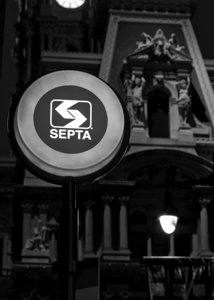 septa sign city hall  vertical 999 Septa 13k