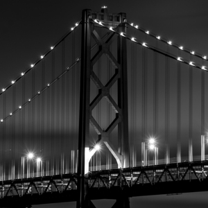 sf bay bridge night  square 2840 Norton 13k