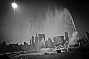 spray from buckingham fountain  horizontal 2032 S