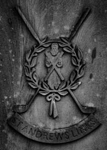 st andrews links stone carving  vertical 4636 And