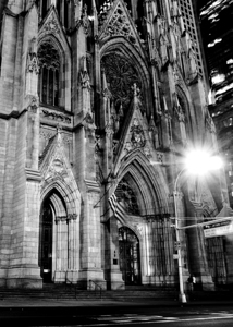 st patricks cathedral at night  vertical 1530 Cat