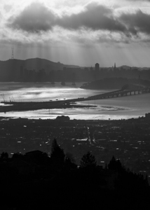 sun rays over san francisco bay  vertical 3297 Al