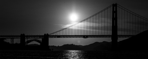 sunsets behind golden gate bridge  panoramic 510