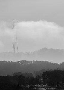 sutro tower covered in fog  vertical 2770 Clarend