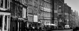 the royal mile old town edinburgh  panoramic 4664