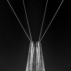 the soleri bridge at night scottsdale  square 241