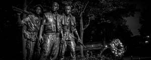three soldiers statue  panoramic 411 Soldiers 13k