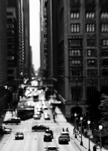tilt shift lens monroe street  vertical 2029 Nich