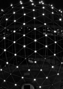 top of reunion tower  vertical 778 Icosahedron 13